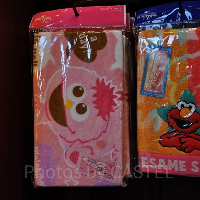 モッピーのフェイスタオル（おしゃべりモッピー柄）