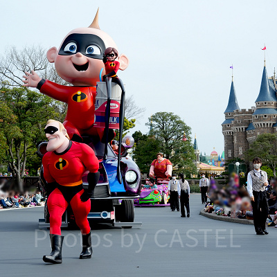 ミスター・インクレディブルのフロート