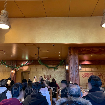 アトラクション乗り場直前のエリア（この写真内にピクミンはいません）