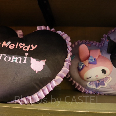 マイメロディとクロミのクッション（ユニバハロウィングッズ2023）