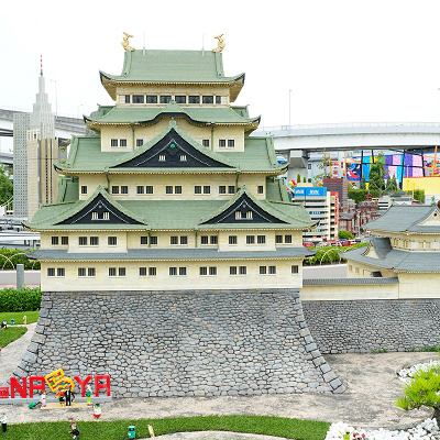ミニランド内の名古屋城