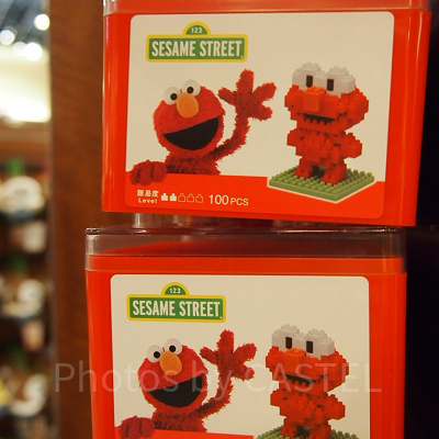 セサミストリートのナノブロック（エルモ）