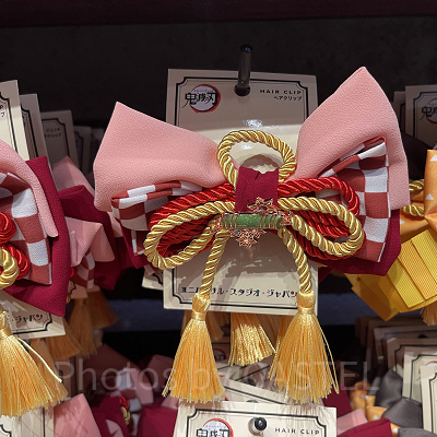 禰豆子ヘアクリップ(USJ×鬼滅の刃 刀鍛冶の里編&柱稽古編グッズ)