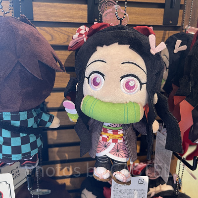 禰豆子ぬいぐるみキーチェーン(USJ×鬼滅の刃 刀鍛冶の里編&柱稽古編グッズ)