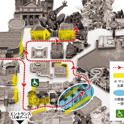 ナイトパレードのルート