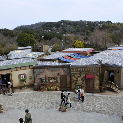 ニジゲンノモリ「ドラゴンクエストアイランド」／オノコガルドの町