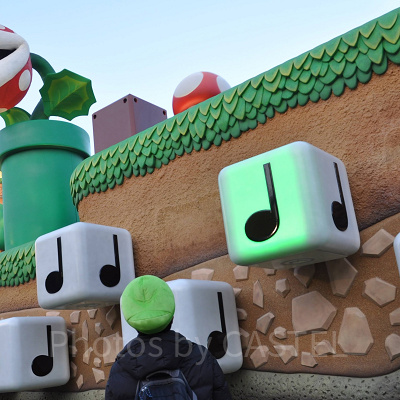 スーパーニンテンドーワールドの音符ブロック