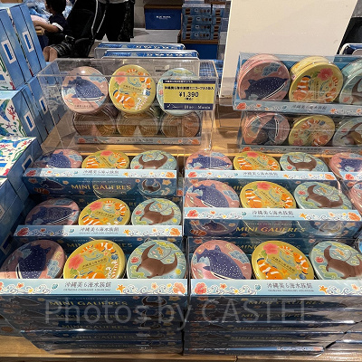 沖縄美ら海水族館ミニゴーフル（3缶入）