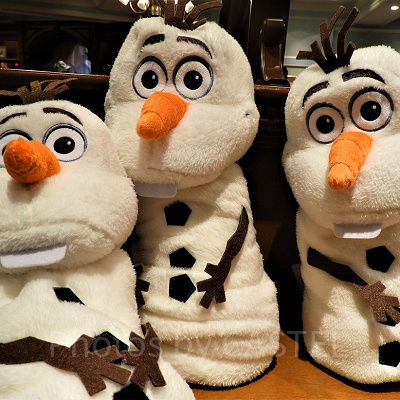 じっとこちらを見つめるオラフ…