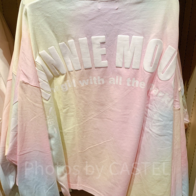 オーバーサイズ長袖ミニーTシャツ（裏）