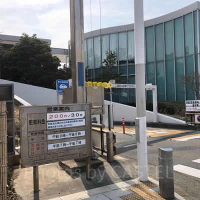 P2駐車場入り口