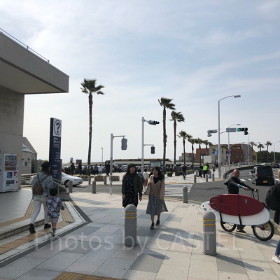 P3：江ノ電駐車センター駐車場入口