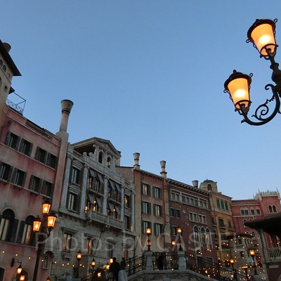 夕方のパラッツォ・カナル