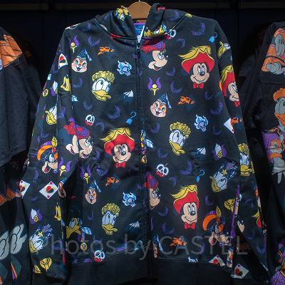 “ヴィランズ・ザ・ワールド”モチーフのパーカー