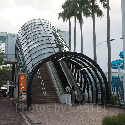 「湯あみの島」との連絡通路