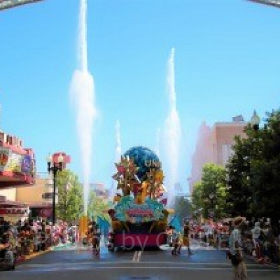 過去の水かけパレードの様子