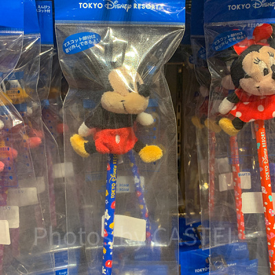 ミッキーマスコット付き鉛筆