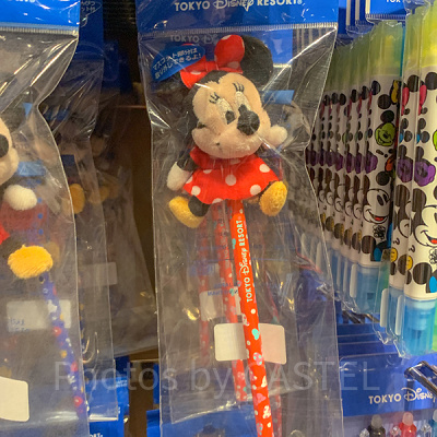 ミニーマスコット付き鉛筆