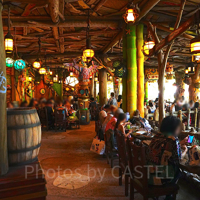 「ピーターパンのネバーランド」のレストラン：ルックアウト・クックアウト