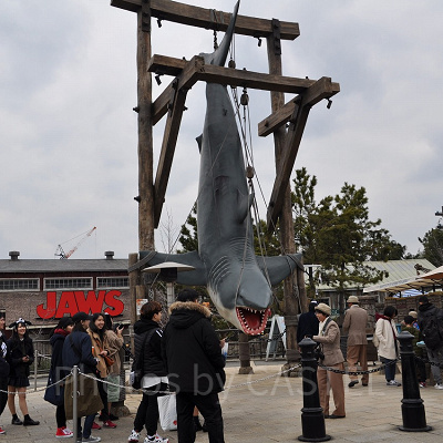 USJジョーズ前のフォトスポット