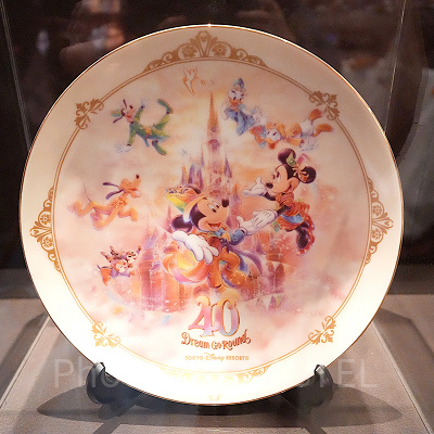 絵皿（ディズニー40周年グッズ）