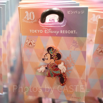 ピンバッジ（ディズニー40周年グッズ）