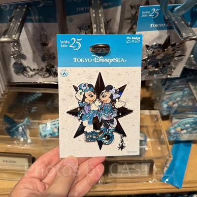 ピンバッジ(ディズニーシー25周年グッズ)