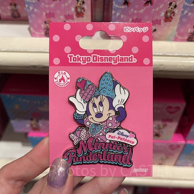 ピンバッジ（ミニーのファンダーランドグッズ）