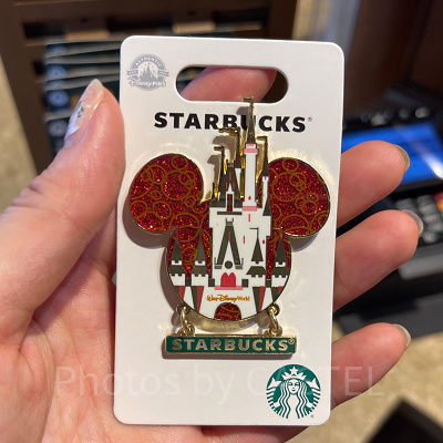 スタバ×ディズニーピンバッジ