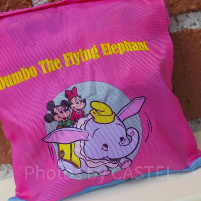 ピンクエコバッグ畳んだ状態