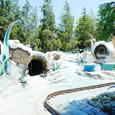 ピクシーホロウの冬のエリア