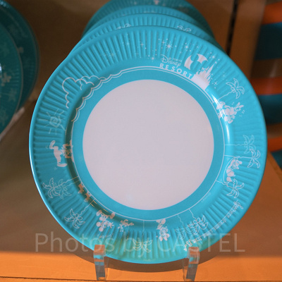 プレート（ディズニーブルーのパークフードモチーフグッズ）