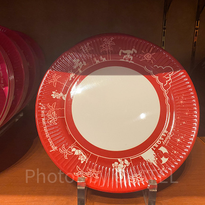 プレート（レッド）
