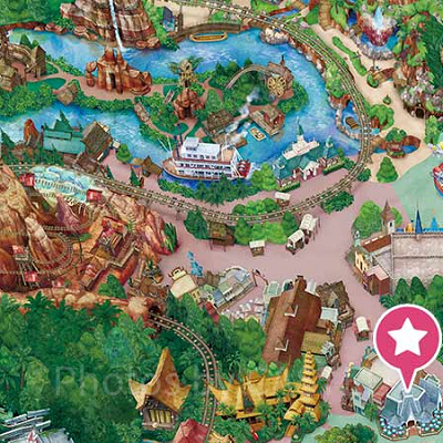 プラザパビリオン・レストラン：地図