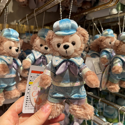 ぬいぐるみバッジ(ダッフィー20周年カラフルハピネスグッズ)