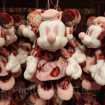 ぬいぐるみバッジ（ピンク）