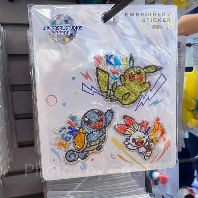 ポケモンの刺繍シールセット