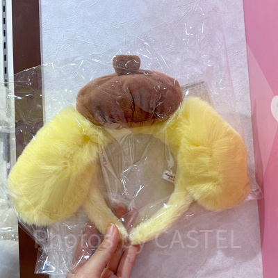 ポムポムプリンのふわふわカチューシャ