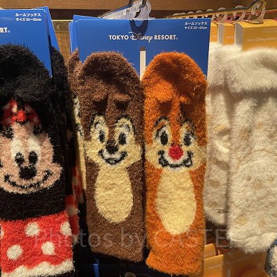 チップ＆デールのルームソックス