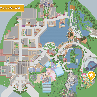 USJポップコーンMAP:クリームマッシュルーム味