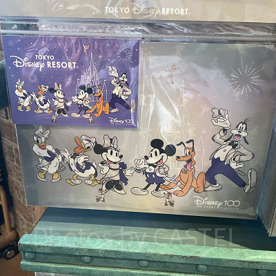 ポストカード＆クリアホルダー（ディズニー100周年グッズ）