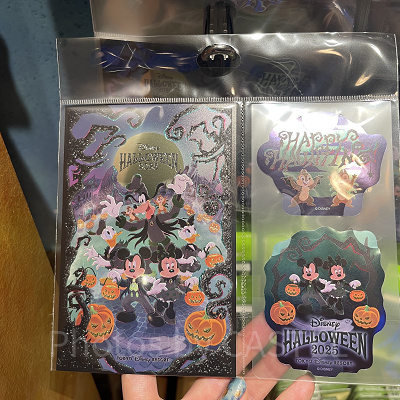 ポストカード＆ステッカー(ディズニーハロウィングッズ2025)