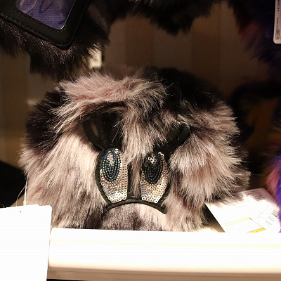 ポーチ（ブラック×グレー）