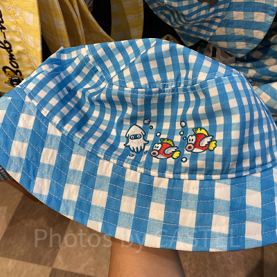プクプク×ゲッソーのギンガムチェックバケットハット