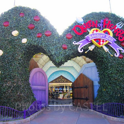 東京ディズニーランド内『クイーン・オブ・ハートのバンケットホール』