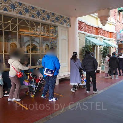 センターストリート・コーヒーハウスの待ち列（12時ごろ）