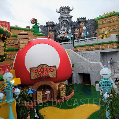 雨のスーパーニンテンドーワールド