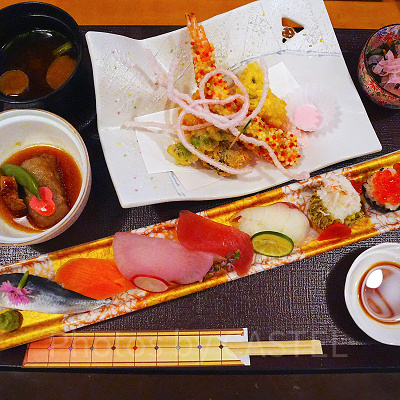 爛漫・寿司御膳（USJ×鬼滅の刃 刀鍛冶の里ひょっとこ亭）