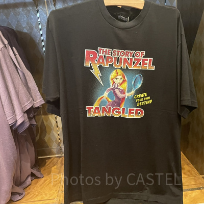 ラプンツェルTシャツ（ブラック）