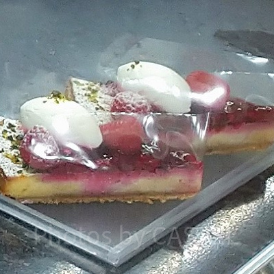 ラズベリーのタルトアマンド